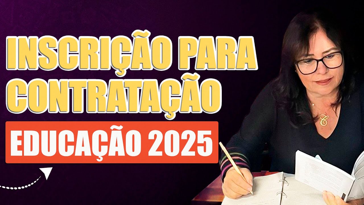 INSCRIÇÃO PARA CONTRATAÇÃO EM 2025 |EDUCAÇÃO MG