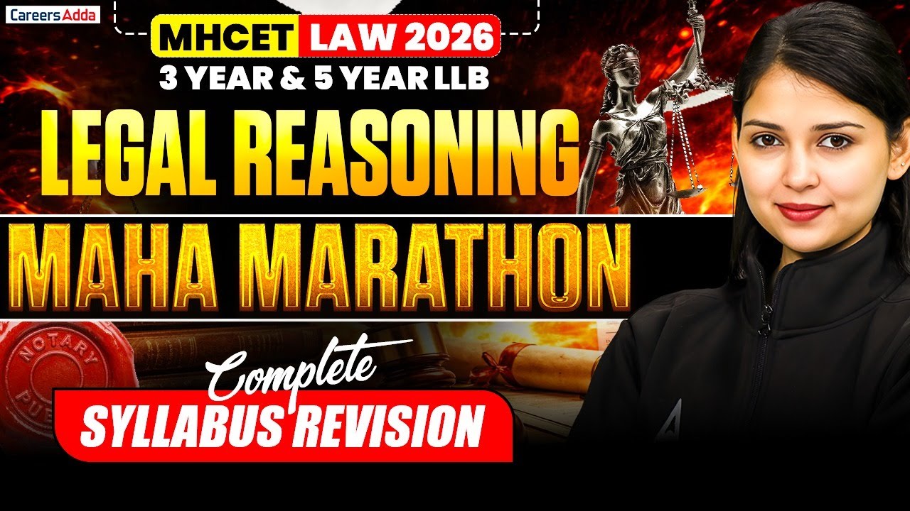 MH CET Law 2026 Legal Reasoning MARATHON | Legal Reasoning Complete Syllabus Practice One SHOT