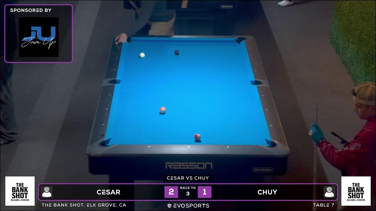 CESAR vs CHUY - THE BANK SHOT - TABLE 7 | EvoSports