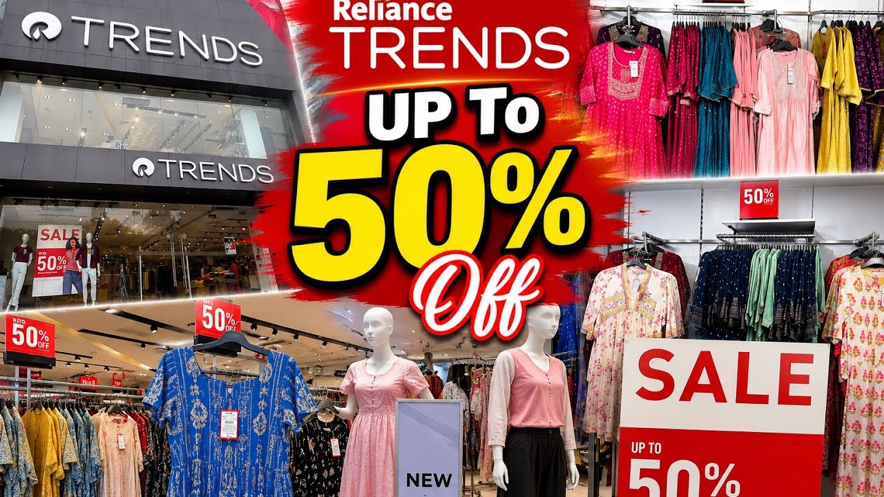 Reliance Trends Sale up to 50% off | Reliance Trends offers today| Reliance Trends Latest collection