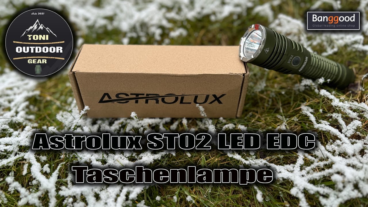 Astrolux ST02 EDC LED Taschenlampe mit 2000L #astrolux #st02 #banggood #edc #let #taschenlampe