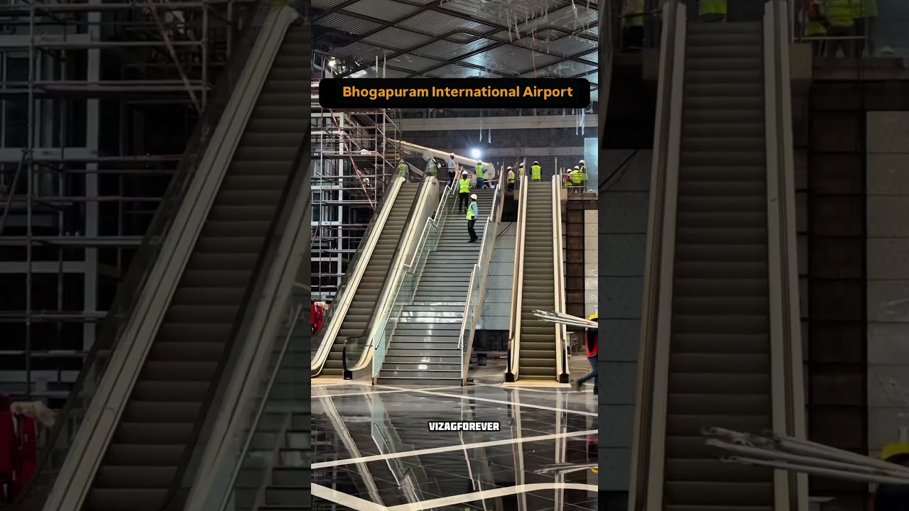 India&rsquo;s Next Engineering Marvel: Inside Bhogapuram Airport! 🇮🇳