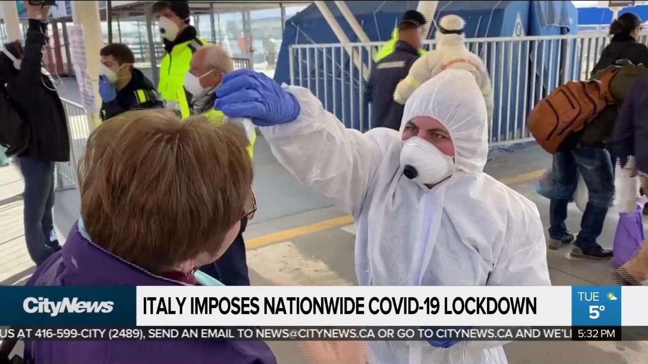 Italy imposes nationawide COVID-19 lockdown