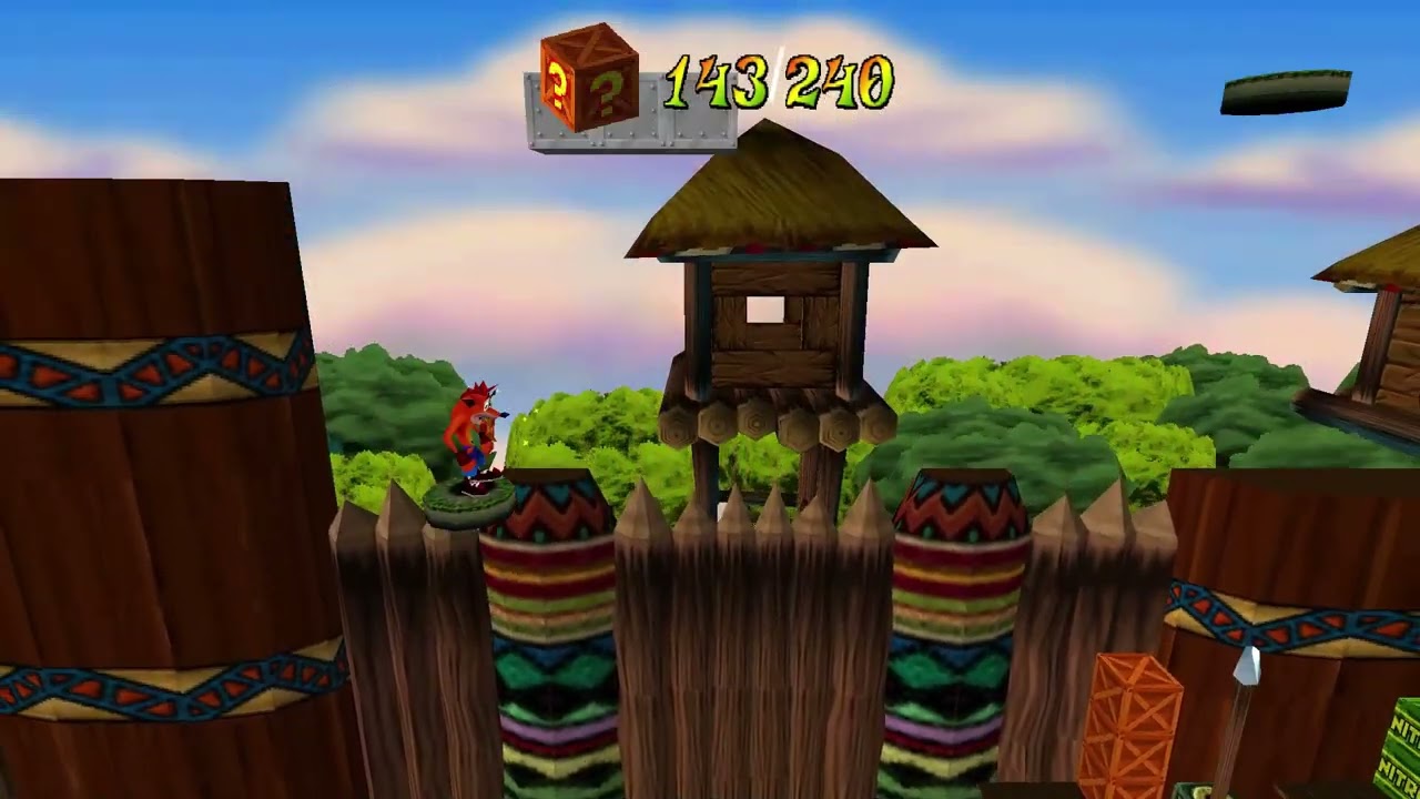 Crash Bandicoot Back in Time Custom Level - Off the Wall
