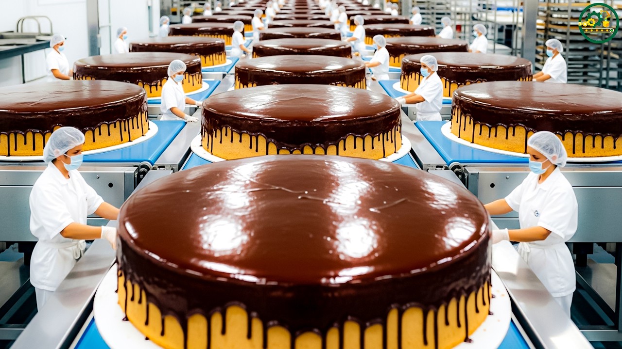 Assorted Cream Cakes: Inside The Industrial Cake Factory (Full Process )