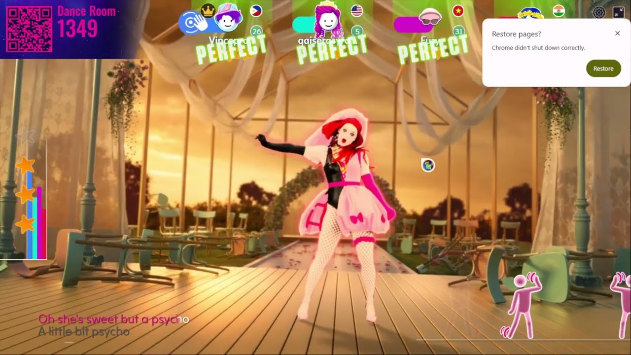 Just dance 2023 Sweet but psycho (Listen i know its old but i was bored)