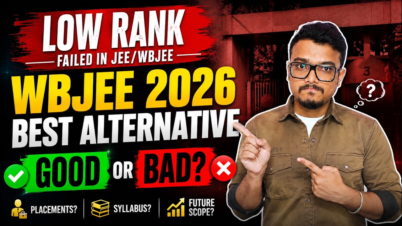 Low WBJEE 2026 Rank? Best College Options | Should You Attend Counselling?