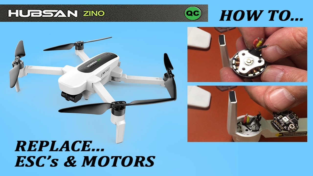 HUBSAN ZINO - ESC & MOTOR REPLACEMENT - HOW TO
