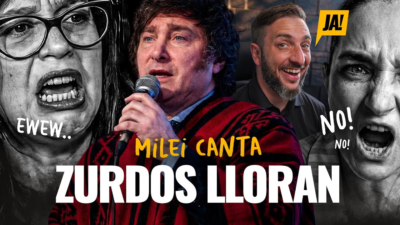 Zurdos LLORAN porque Milei se puso a cantar