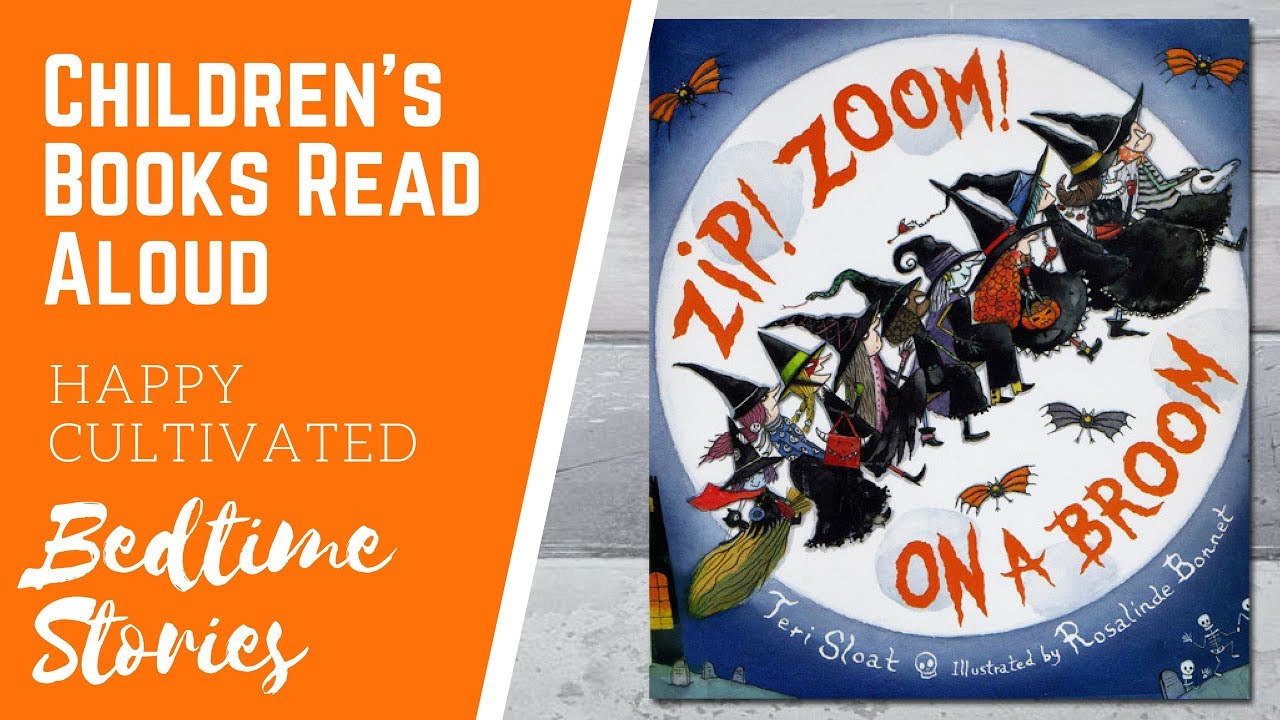ZIP ZOOM ON A BROOM Witch Book | Halloween Books for Kids | Children's Books Read Aloud