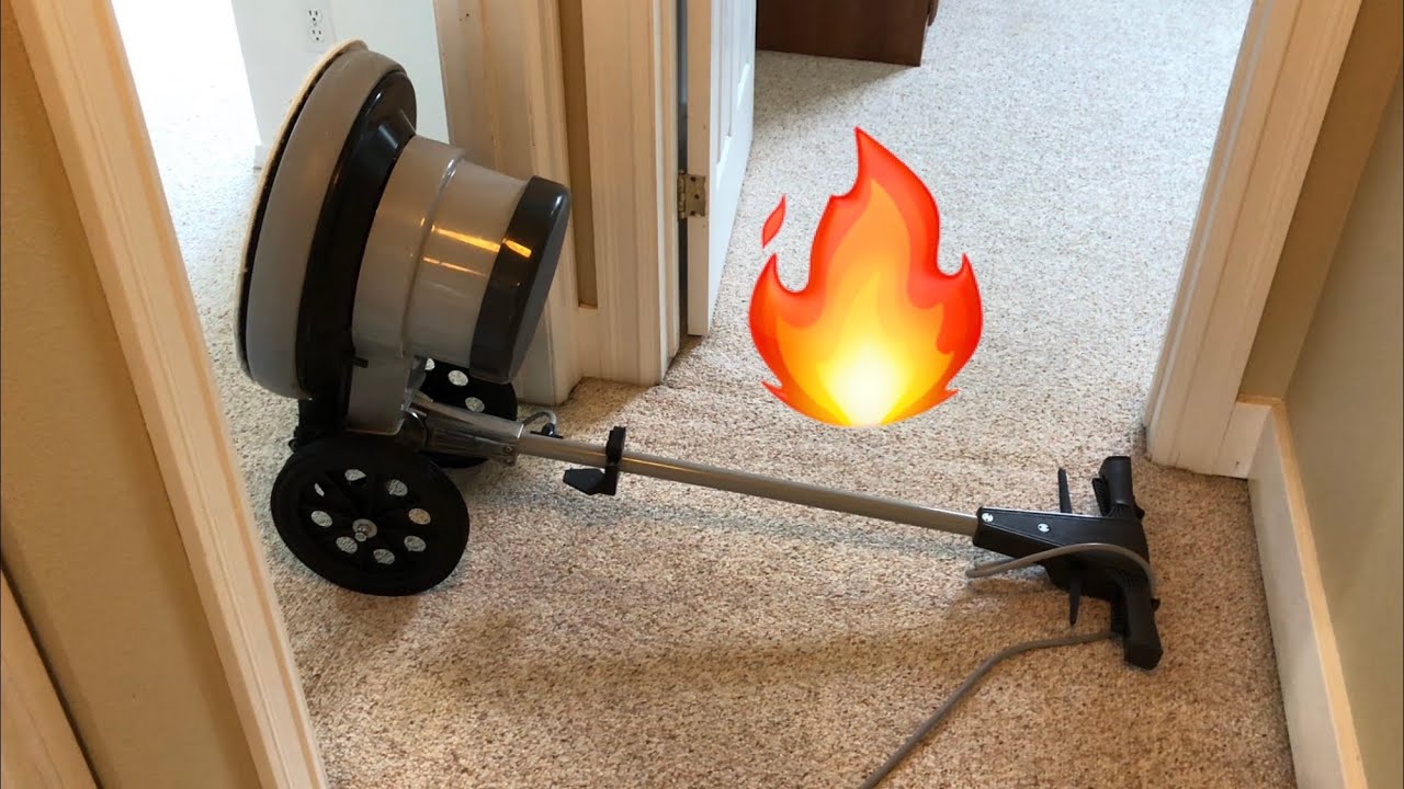 Carpet Cleaning With 175 Rotary Floor Machine, Ironman Bonnets & Green Dragon Chemical