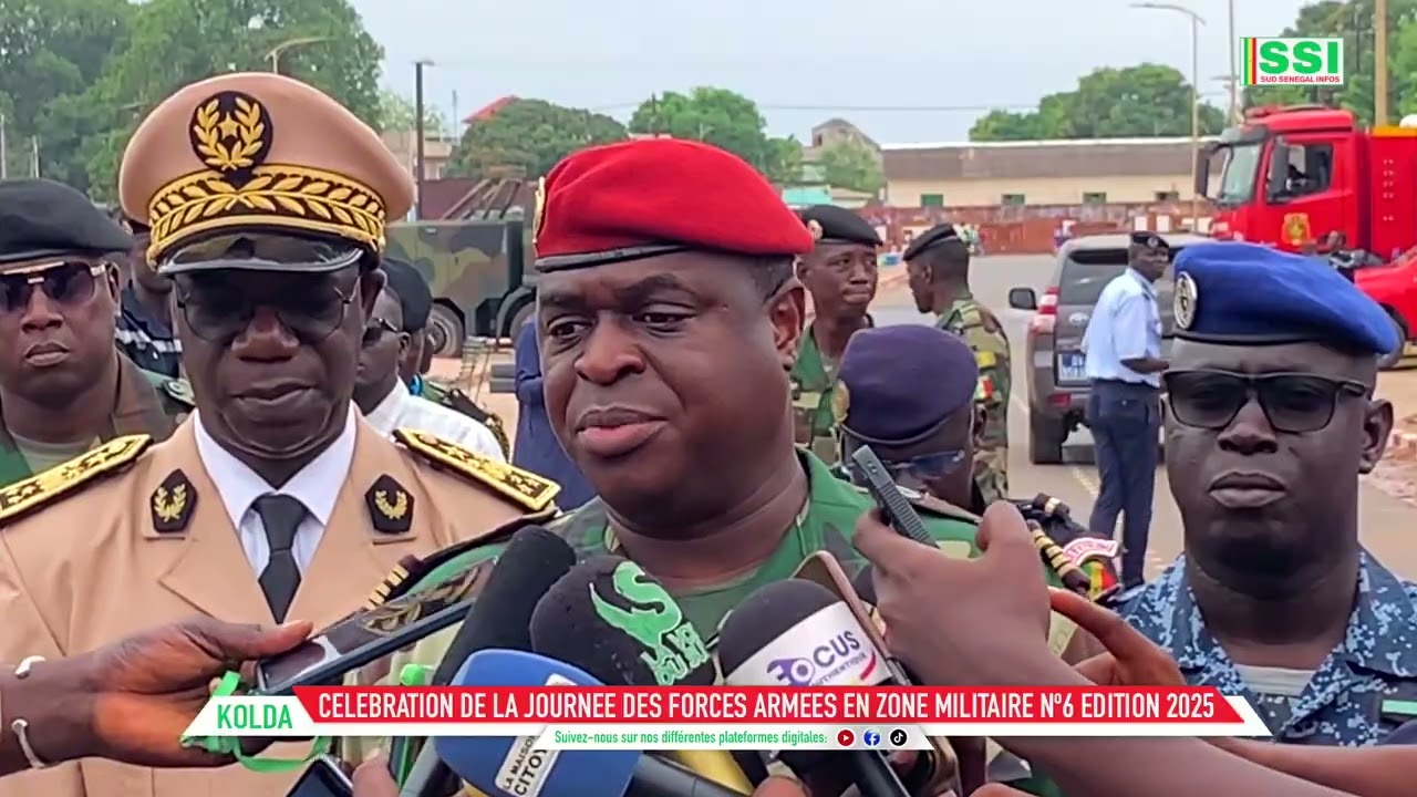 KOLDA: CELEBRATION DE LA JOURNEE DES FORCES ARMEES EN ZONE MILITAIRE Nº6 EDITION 2025