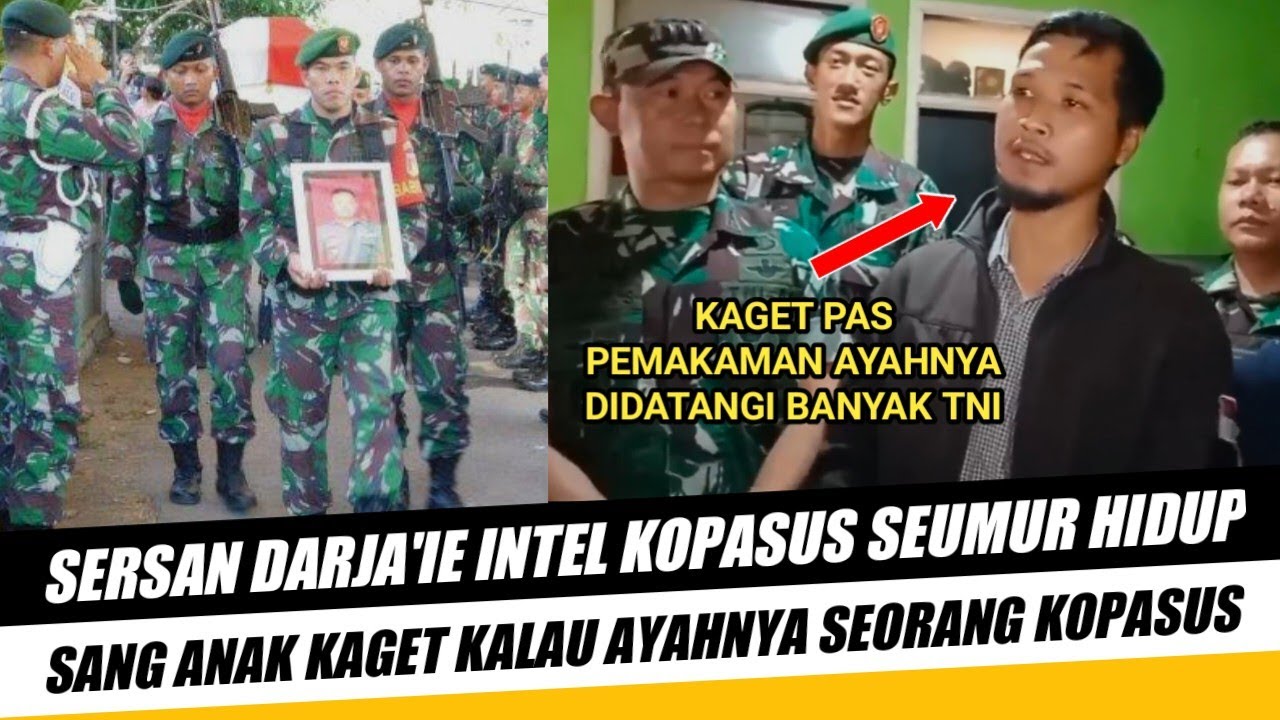 Penyamaran Intel Kopassus Seumur Hidup, Bahkan Keluarganya Pun Tak Tau Identitasnya