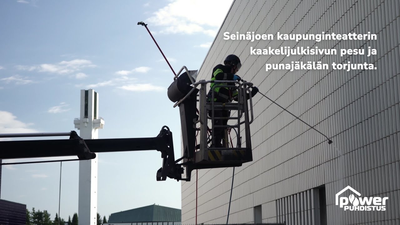 Julkisivun pesu - POWER-Puhdistus Oy