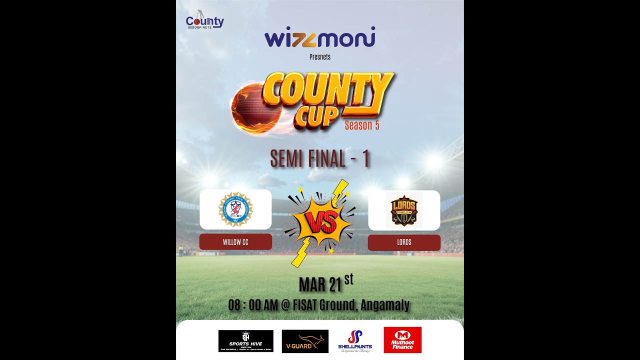 COUNTY CUP SEASON 05 || WILLOW CC V/S LORDS