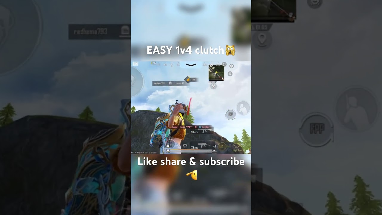 EASY CLUTCH 🤫 #shortfeed #shortsfeed #clutch #bgmi #youtuberush #bgmihighlights #viral