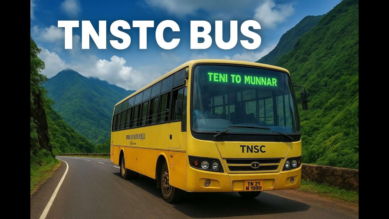TENI TO MUNNAR | NEW TNSTC BS6 Bus in ETS2 | Realistic Indian Bus Driving on Ghat Roads|G29 Gameplay