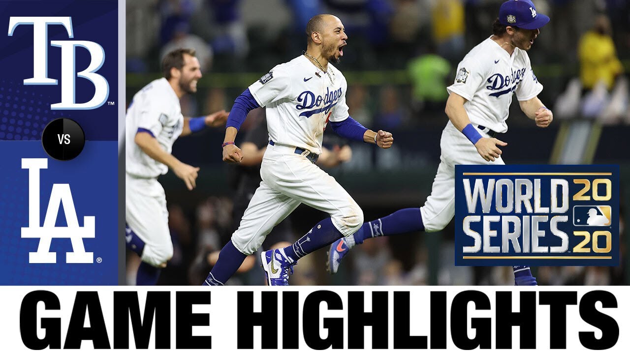 Dodgers win 2020 World Series over Rays! | Rays-Dodgers World Series Game 6 Highlights 10/27/20