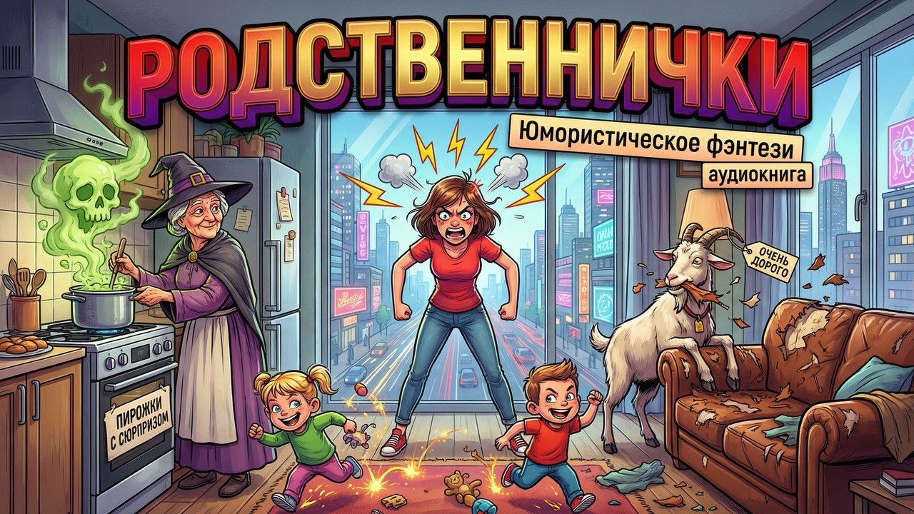 АУДИОКНИГА - РОДСТВЕННИЧКИ | ЮМОРИСТИЧЕСКОЕ ФЭНТЕЗИ