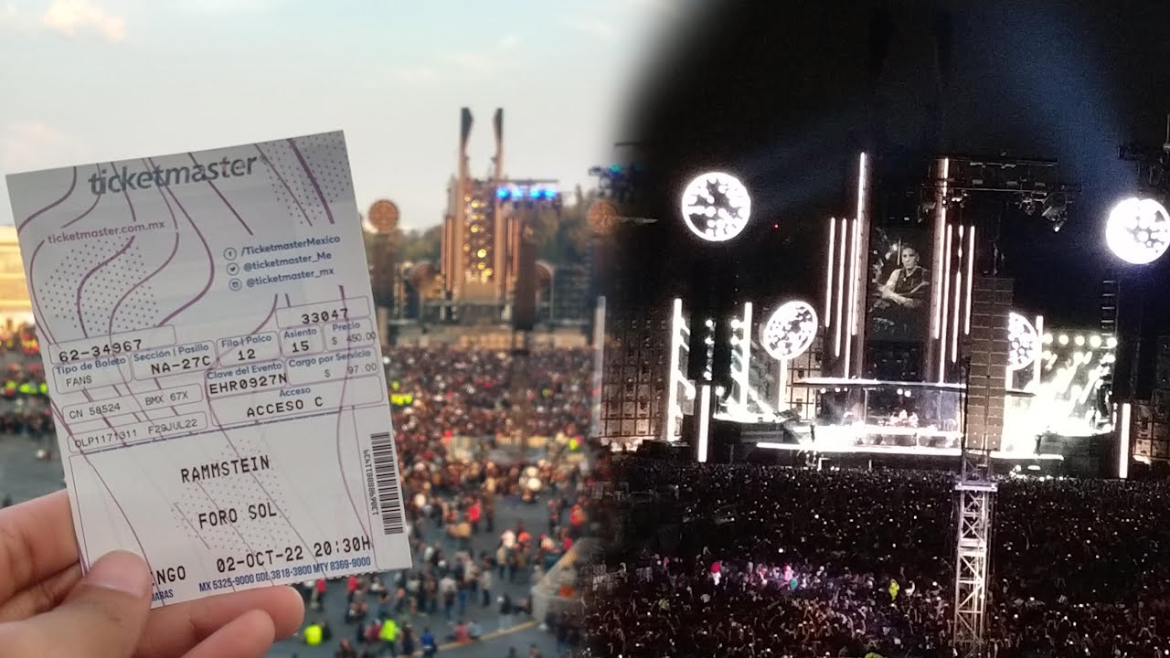 ASÍ SE VIVIÓ RAMMSTEIN EN EL FORO SOL DESDE NARANJA C (02/10/22)