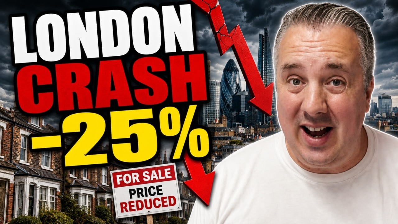 London Property CRASH  Prices 25% Below Peak!
