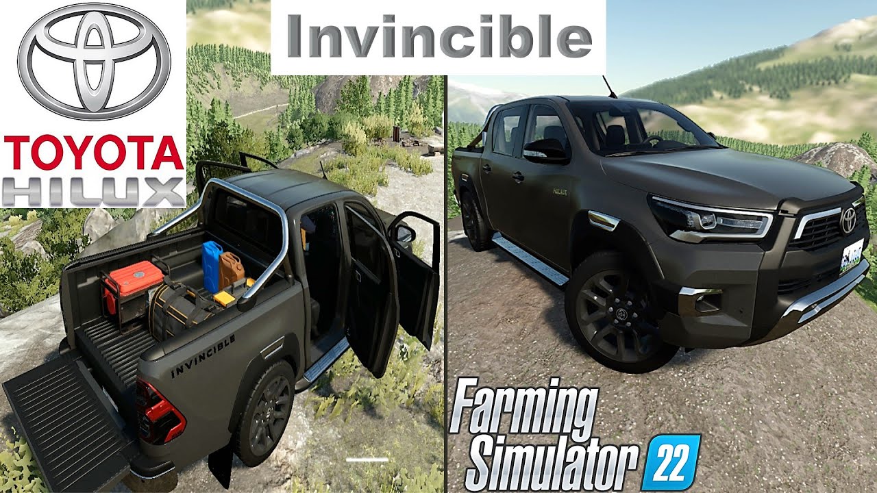 FS22 Mods in Action ⛰ Toyota Hilux Invincible 2021 ⛰ Pickup Truck