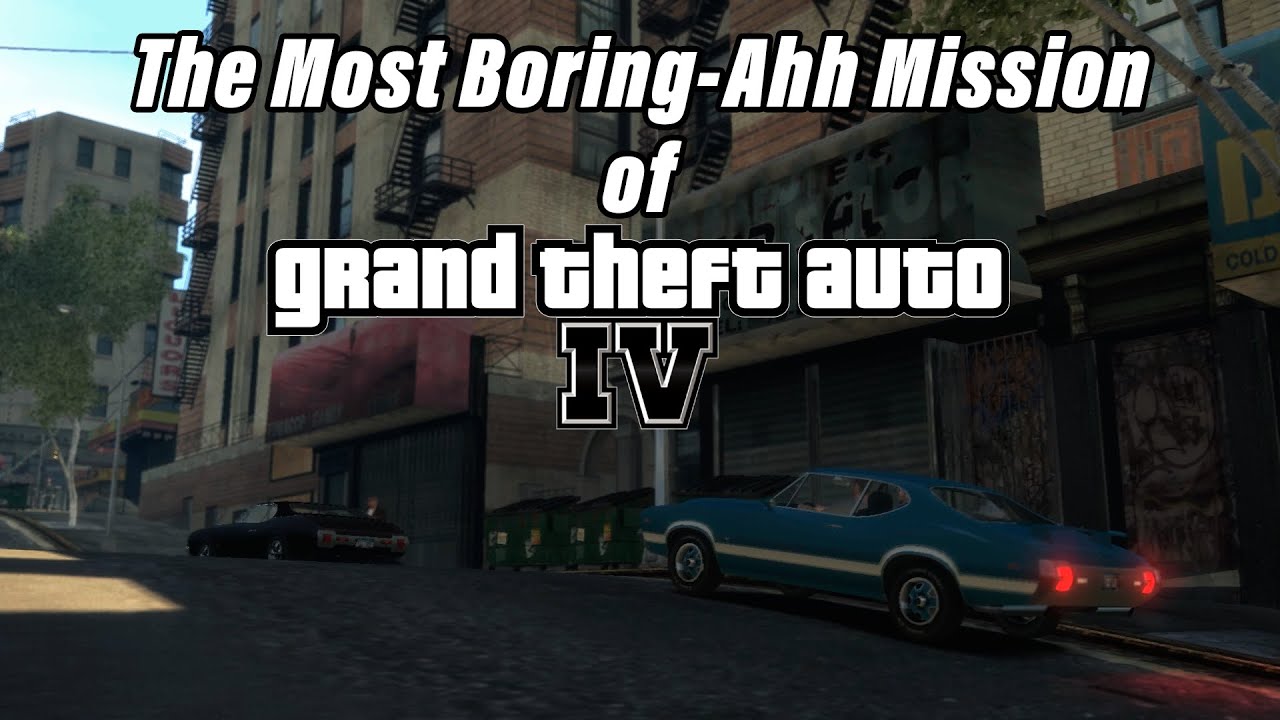 The Most Boring Ahh Mission from GTA IV BUT with Lore Friendly MODS