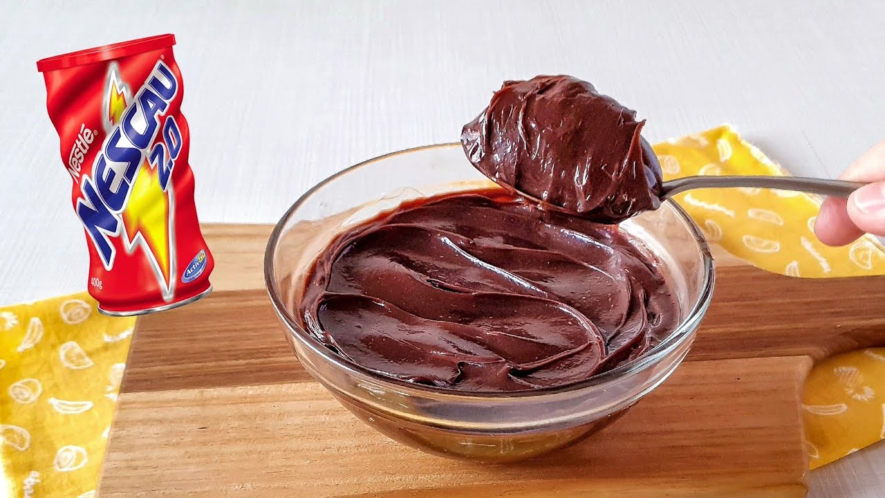 Só 2 Ingredientes - RECHEIO DE CHOCOLATE FÁCIL