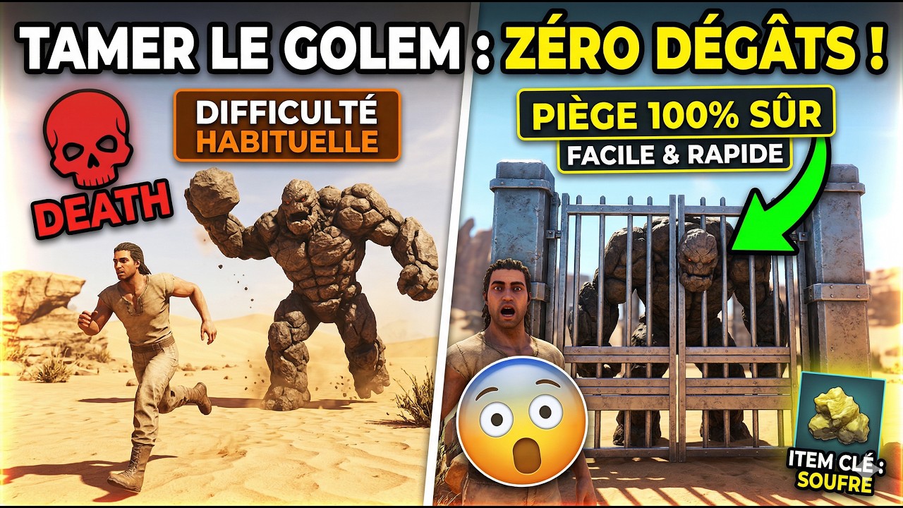 COMMENT TAMER FACILEMENT LE GOLEM DE PIERRE ?