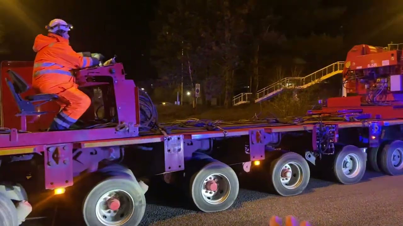 ABNORMAL LOAD, Travelling to Hirwaun via Pentrebach slip road Merthyr Tydfil. Part 1