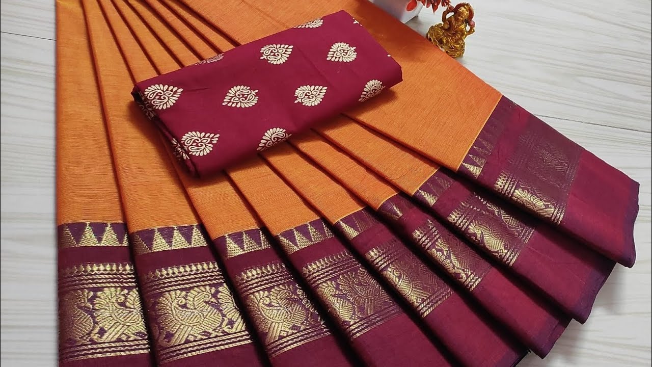 Chettinad cotton sarees #saree #purehandlooms #cottonclothing #handloom #cottonsarees 