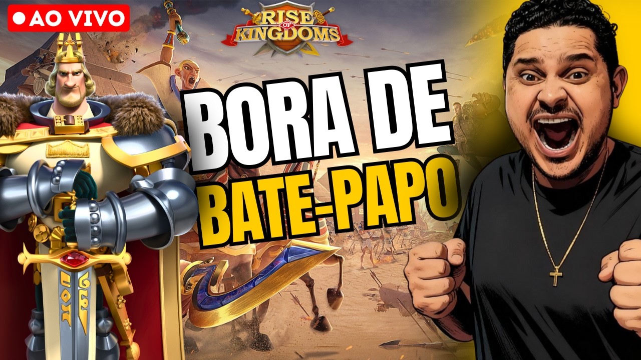 🟡LIVE | TROCANDO IDEIAS VAMOS? KD #3695 | RISE OF KINGDOMS | MarquesRok