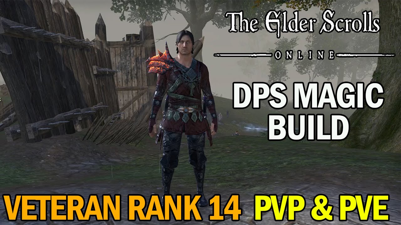 The Elder Scrolls Online VR14 Magic DPS Dragon Knight PvP PvE Build Gameplay Guide