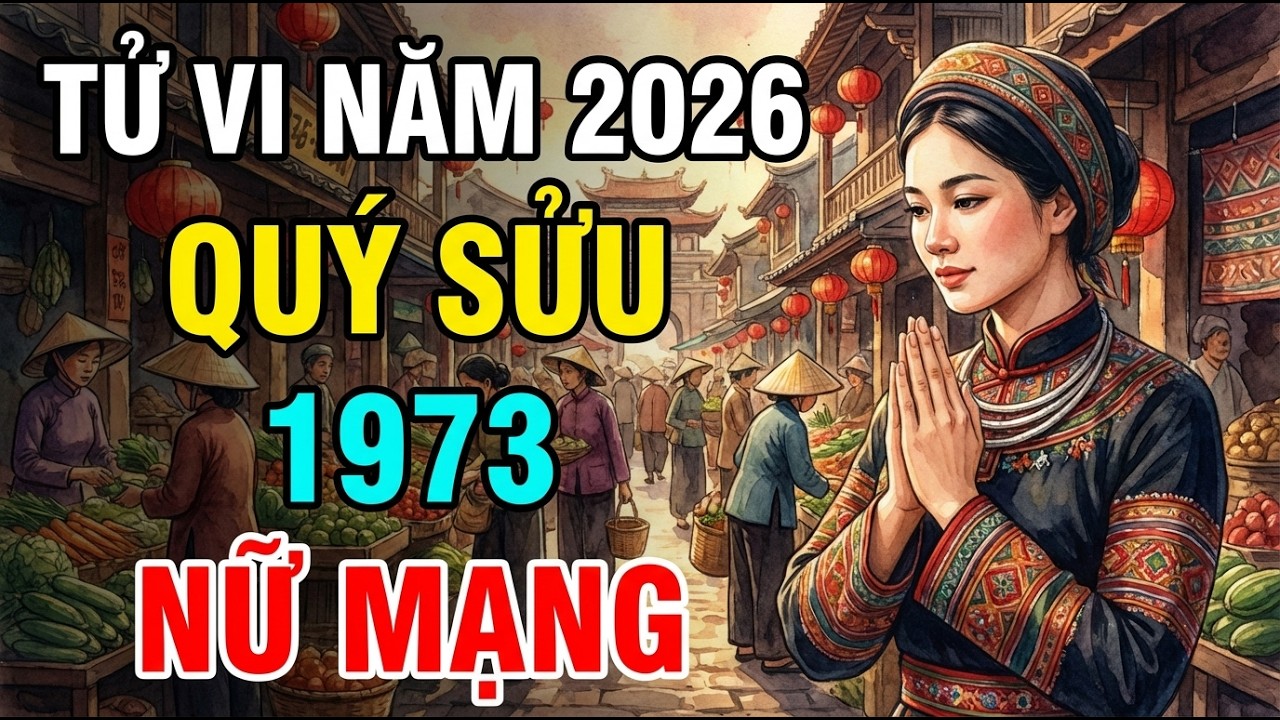 Tử Vi Tuổi Quý Sửu 1973 Nữ Mạng Năm 2026: Sao Thủy Diệu Chiếu Mệnh, Vận Trình Hanh Thông