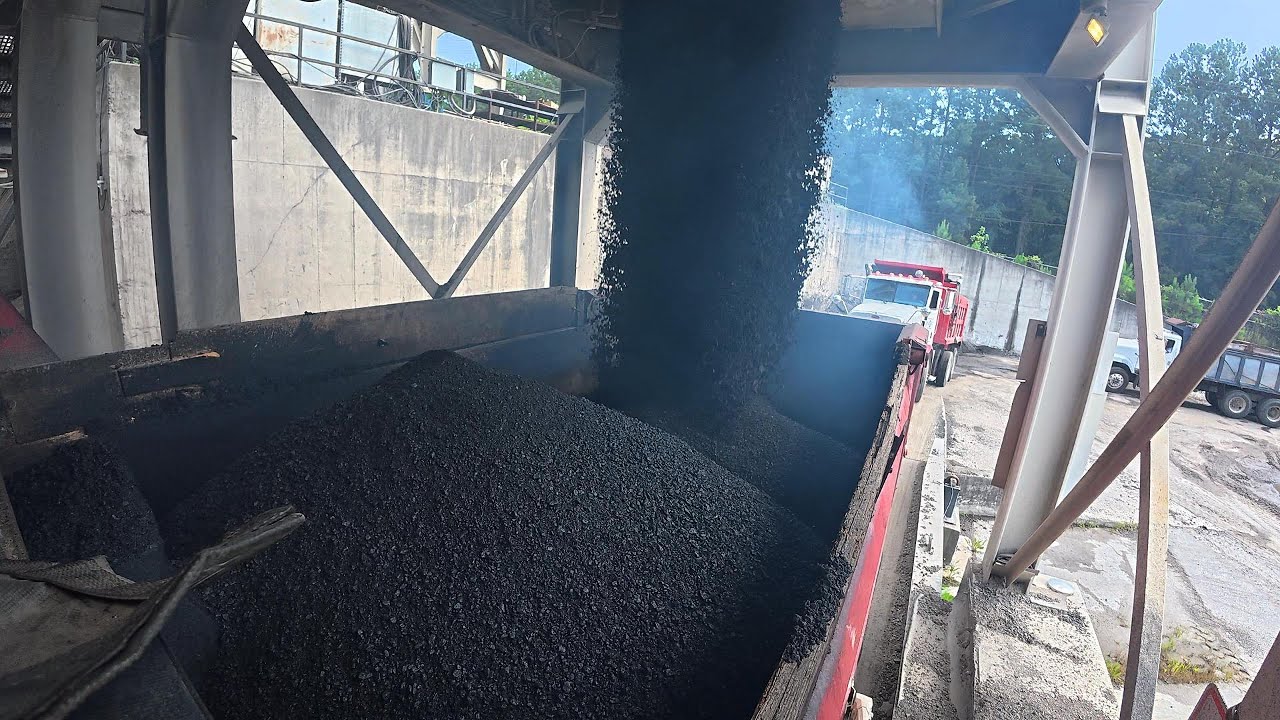 Asphalt Paving in Locust Grove, GA ASMR | Dump Trucking GA