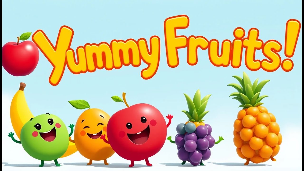 What fruits do you know? Slow & Easy Fruits Song for Preschool Kids | Educational Songs for Kids