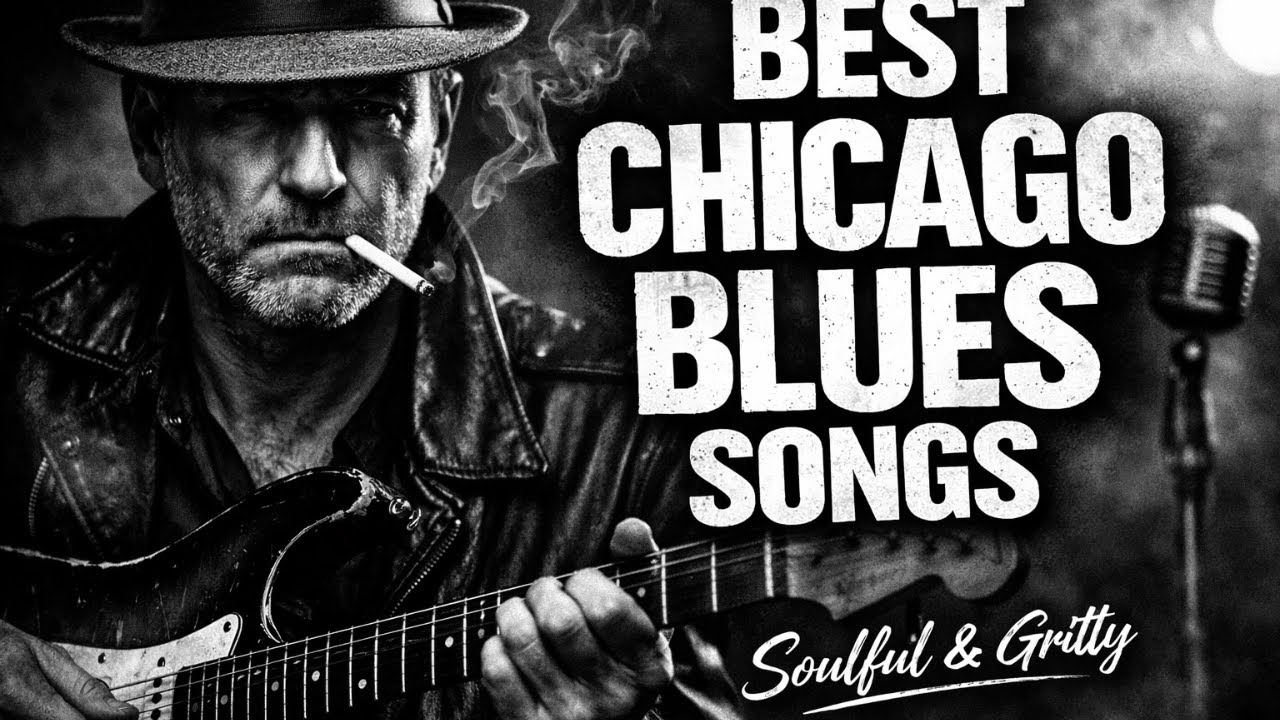 Vintage Chicago Blues Songs | Smoky Blues Guitar Music