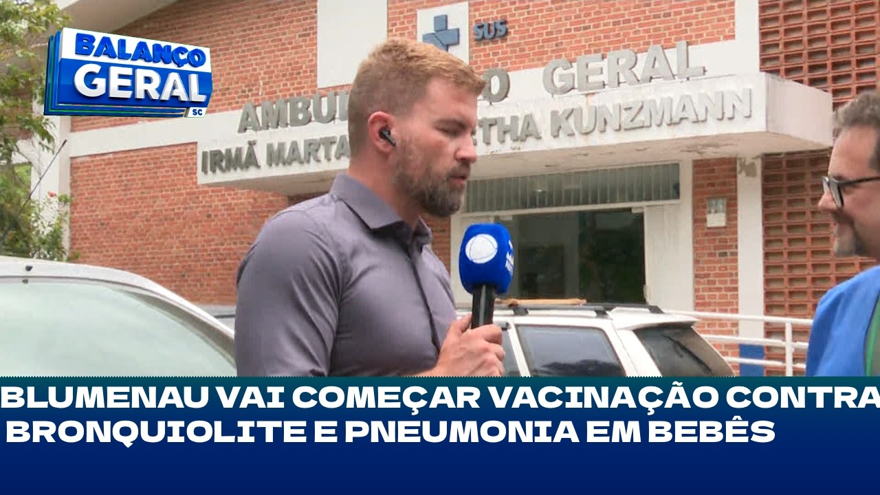 Blumenau vai começar vacinação contra bronquiolite e pneumonia em bebês