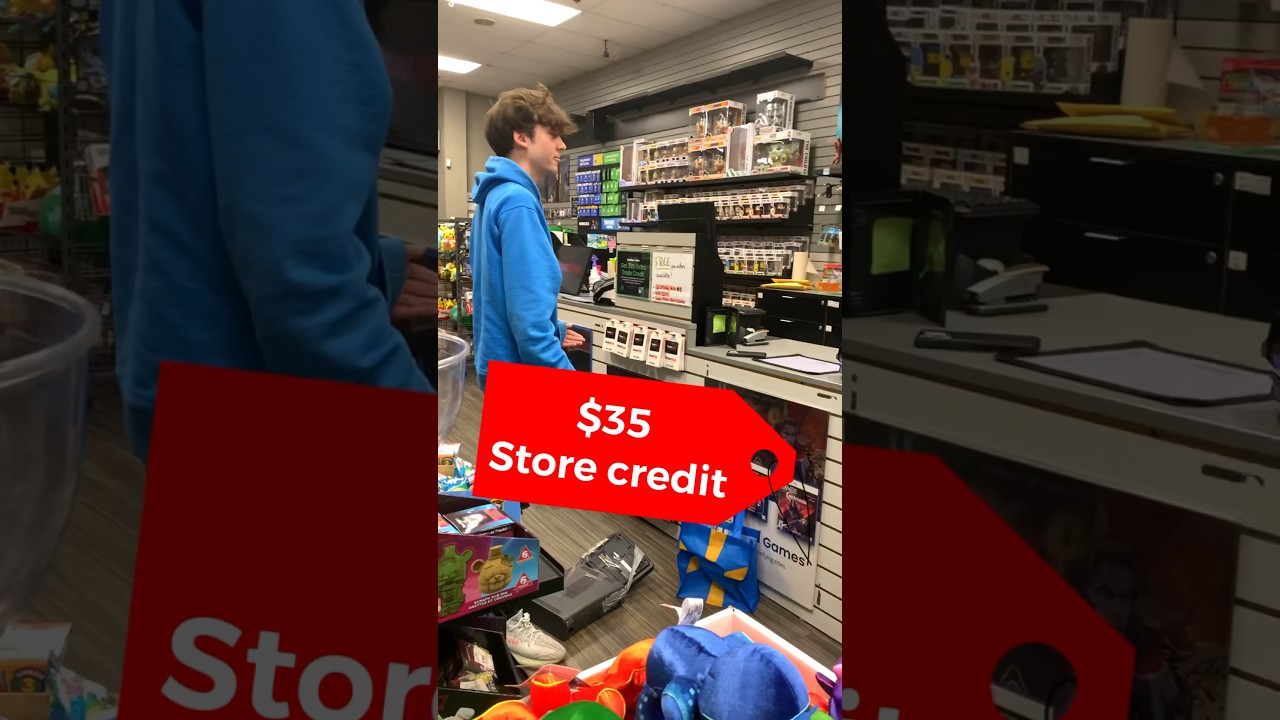 Продажа нелепых игровых систем в GameStop