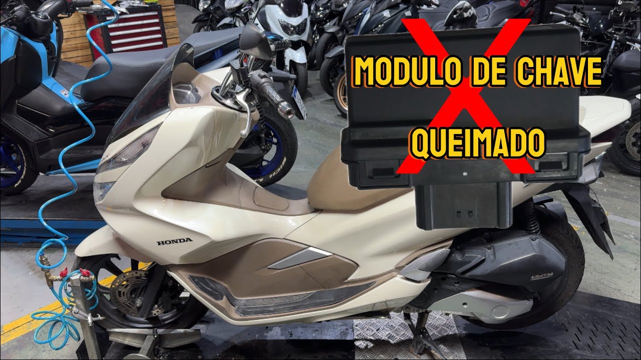 Honda pcx 150 defeito no mudulo da chava scu chave de presença smart key.