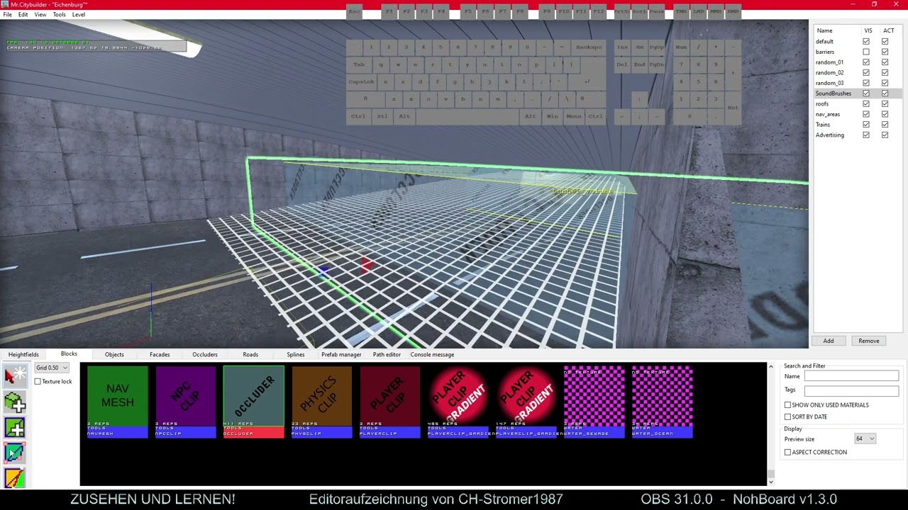Mr. Citybuilder Tips and tricks - Block Tool - adding Soundbrushes