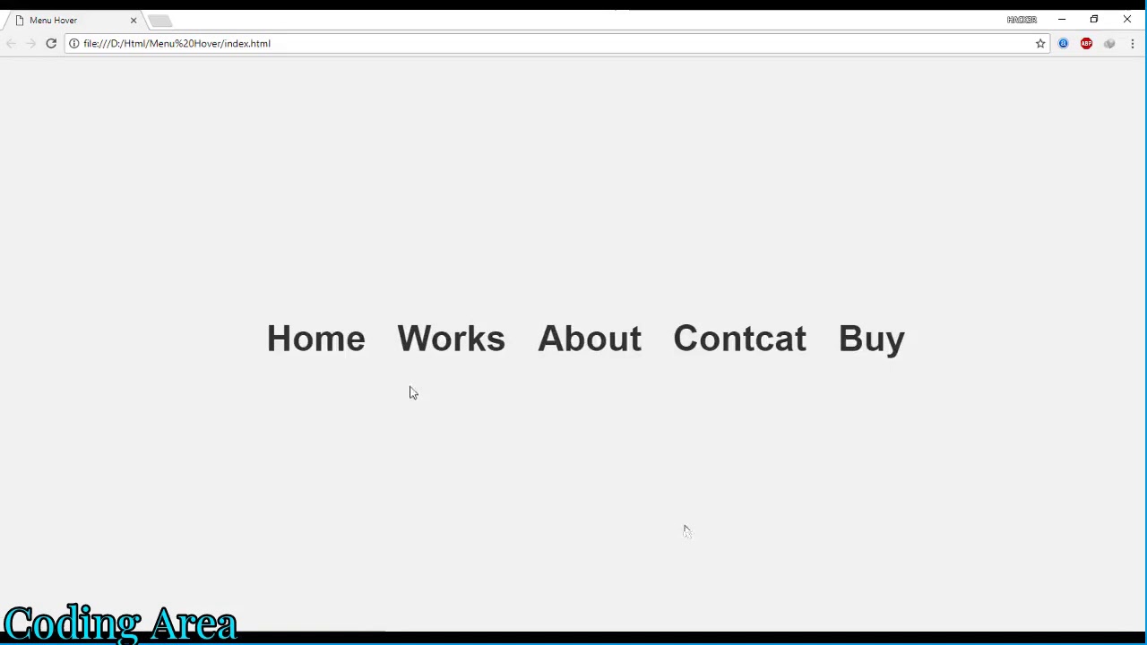 Awesome Responsive Menu Bar using HTML & CSS - Easy Tutorial - Coding Area
