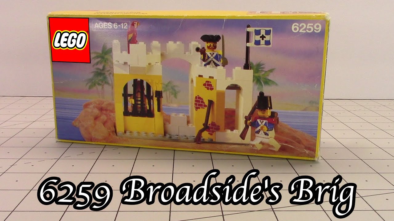 Vintage LEGO Broadside's Brig 6259 Build, Review, and Army Building