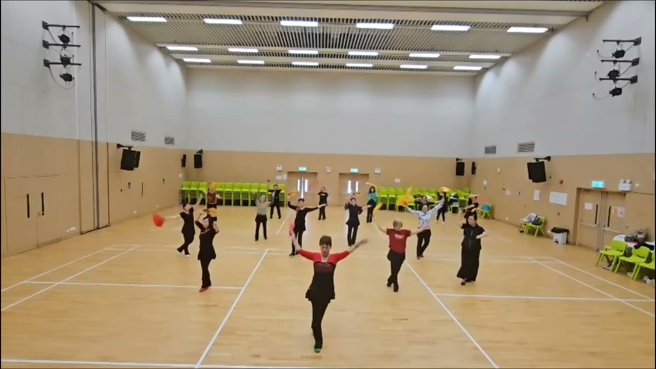 👍尋秦記🥰主題曲(天命最高)功夫扇星期五班學生11-1🤩編舞者💃陳德玉老師查詢：90766187課程💃💃💃