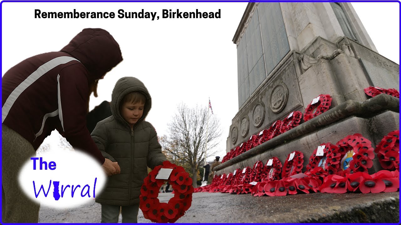 Remembrance Parade at Hamilton Square | Birkenhead Cenotaph.