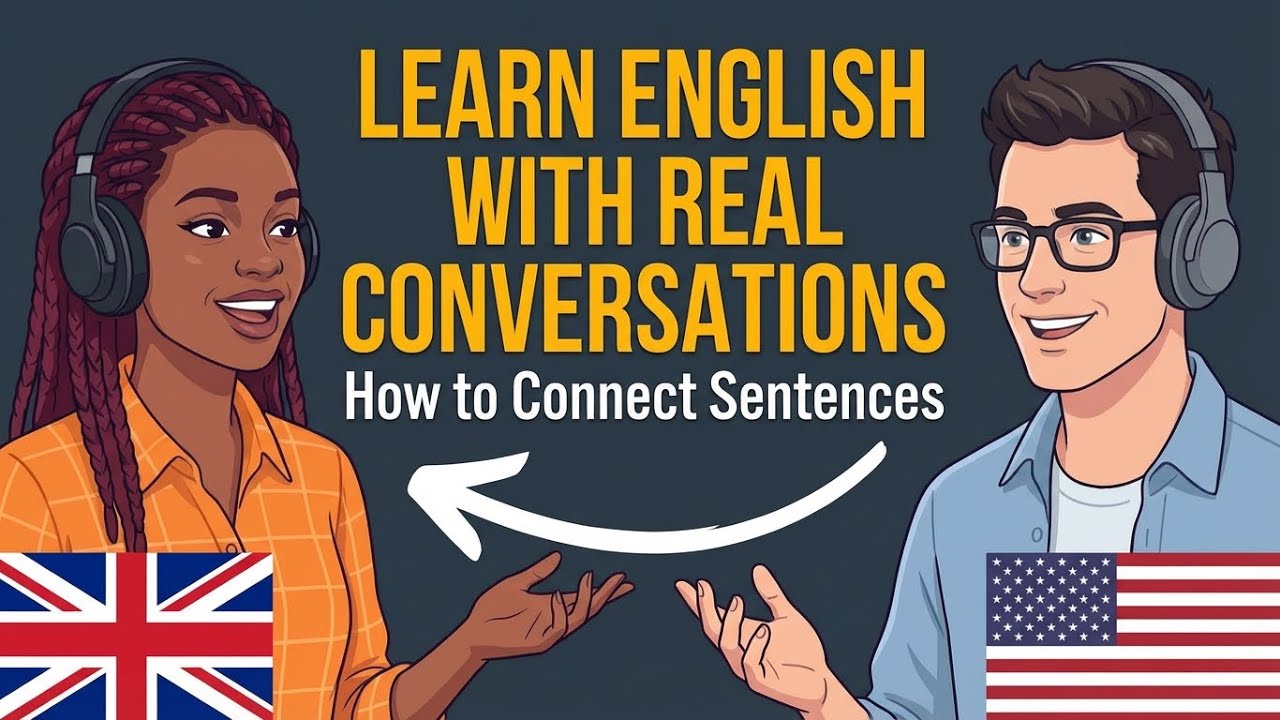 Изучайте английский с помощью подкаста Real Conversations | Как строить предложения на английском...