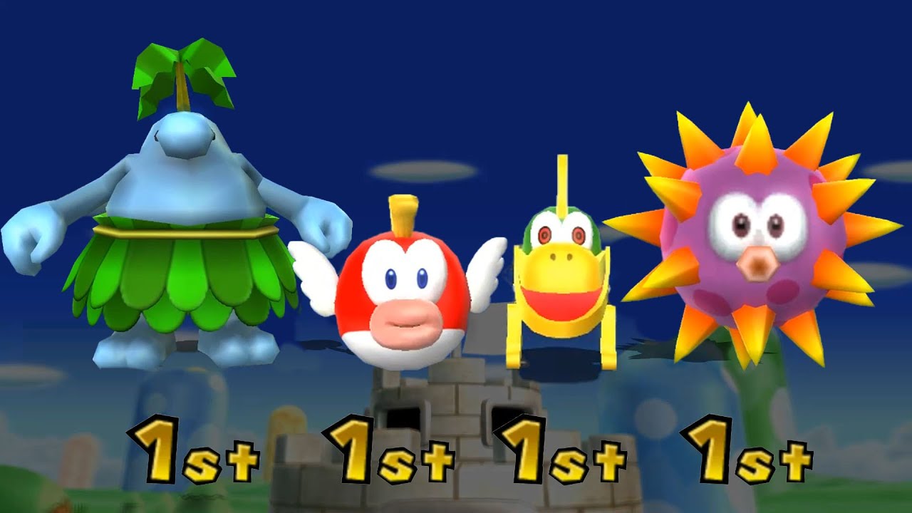 Mario Party 9 Toad Vs Birdo Vs Kamek Vs Koopa Troopa - Minigame