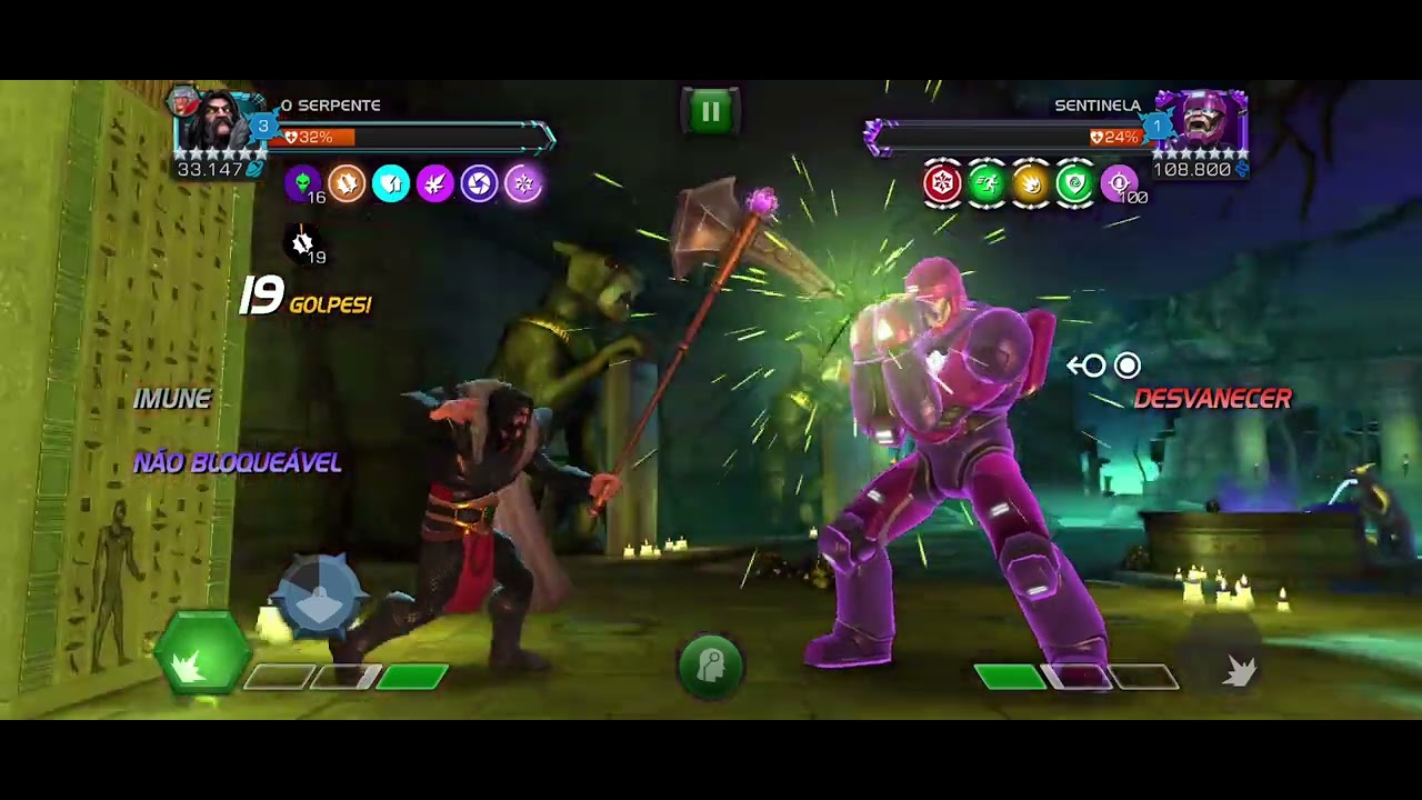 Exibição dos Imortais (Caminho da Guerra) #Mtc #Mcoc