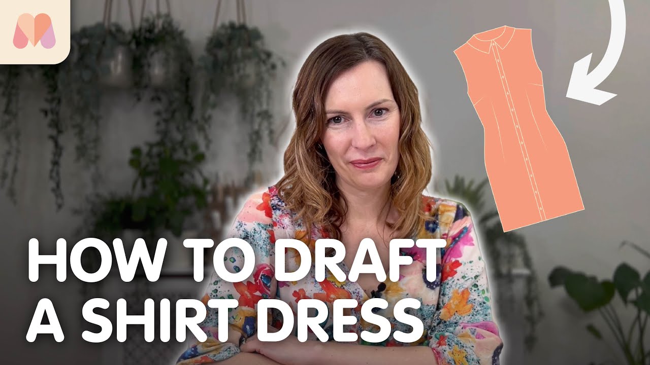 How to pattern Draft | Shirt Dress | Step-by-Step Tutorial