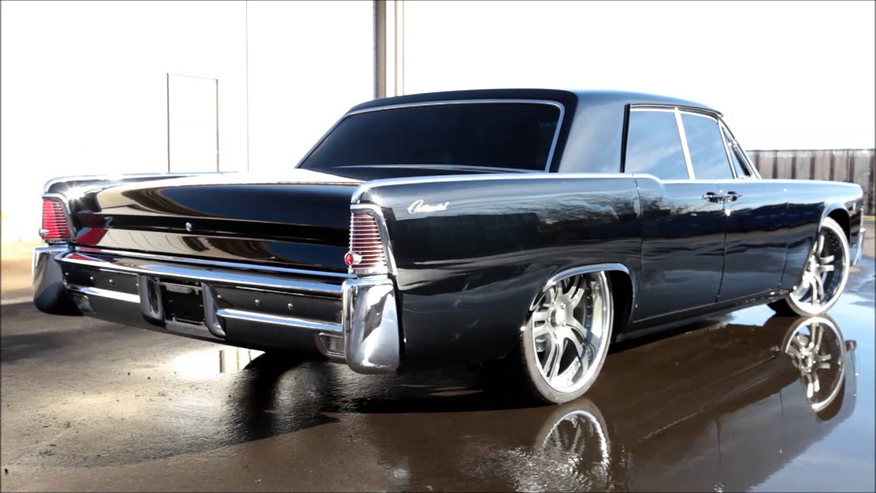 MetalWorks Classic Auto Restoration 1965 Lincoln Continental build, Suicide slab, air ride, bagged.